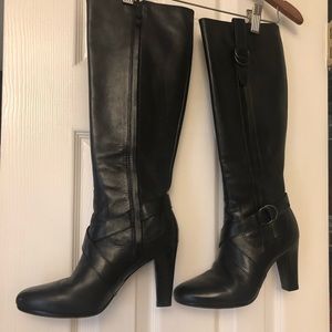 Cole Haan Sz 7.5 Leather Nike Air Boots